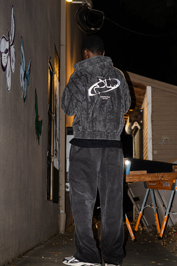 Salaam Black Tree Zip-up