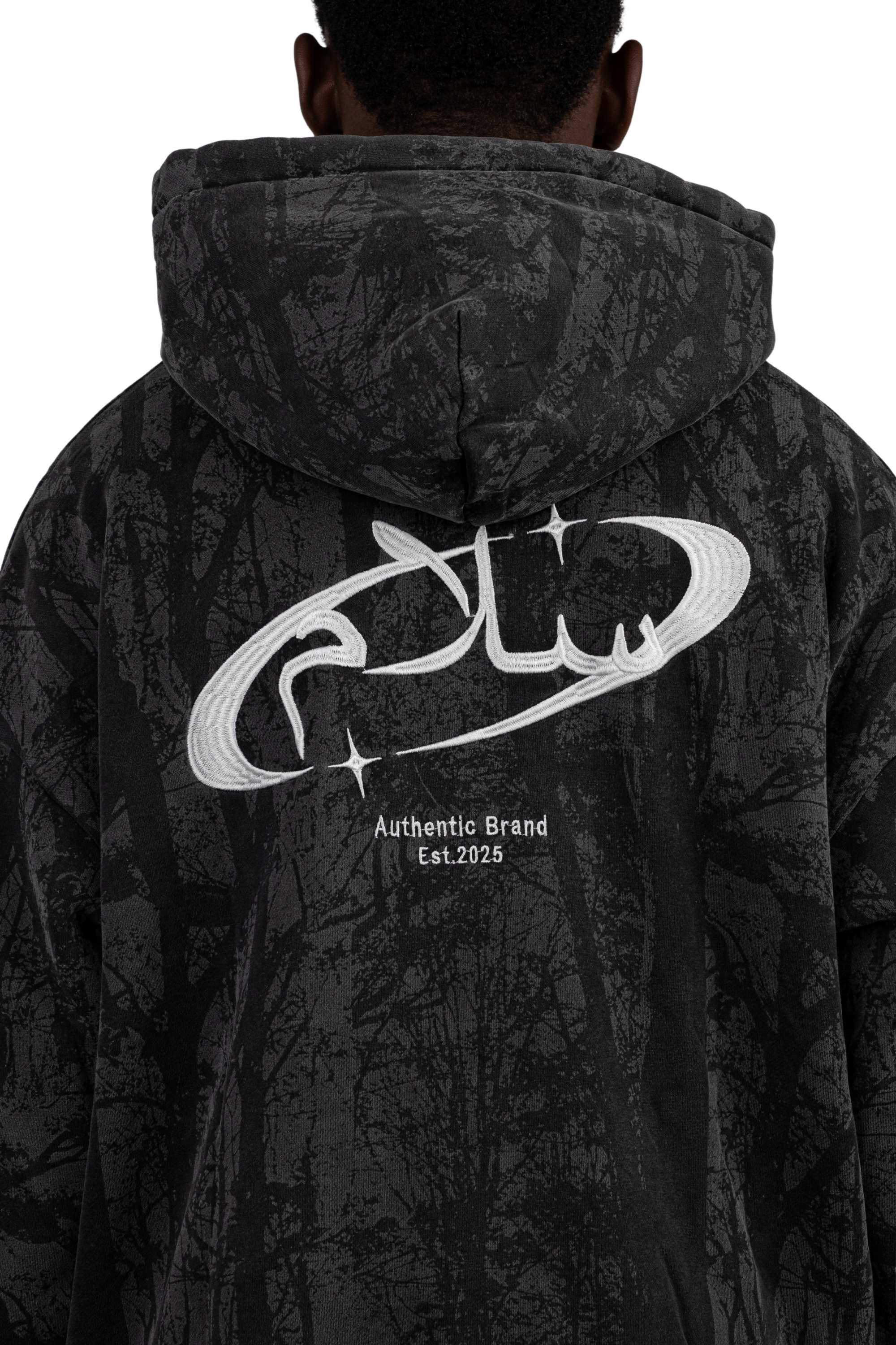 Black Tree Zip-up